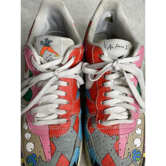 Nike Air Force 1 Men’s Flyleather X Ruohon Wang QS CZ3990-900 Authentic SZ 9.5US main image 5